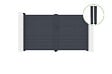 CASANOOV - Casanoov Portail battant 3 m EIGER H.180  cm alu gris + 2 poteaux 20x20  cm H.190  cm - vignette