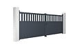 CASANOOV - Casanoov Portail battant 4 m SANTIS H.140  cm aluminium gris - vignette