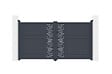 CASANOOV - Casanoov Portail battant 3 m ARLBERG H.160  cm aluminium gris - vignette