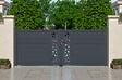 CASANOOV - Casanoov Portail battant ajustable en largeur 3,5 m SUNNY H.140  cm alu gris - vignette