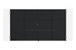 CASANOOV - Casanoov Portail battant acier 3,5 m NALI H.200  cm noir + Portillon H.200  cm noir - vignette