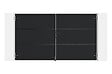 CASANOOV - Casanoov Portail battant acier 3,5 m NALI H.200  cm noir + Portillon H.200  cm noir - vignette