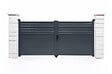 CASANOOV - Casanoov Portail battant 3 m CARPATIA H.140 aluminium gris - vignette