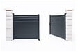 CASANOOV - Casanoov Portail battant 3 m CARPATIA H.140 aluminium gris - vignette