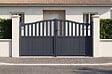 CASANOOV - Casanoov Portail battant 3 m MEIJE H.160  cm aluminium gris - vignette