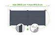 CASANOOV - Casanoov Portail battant ajustable en largeur 4 m EIGER H.180  cm alu gris - vignette