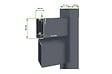 CASANOOV - Casanoov Portail battant 4 m CARPATIA H.180  cm aluminium gris - vignette