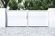 CASANOOV - Casanoov Portail battant 3,5 m EIGER H.140 aluminium blanc - vignette