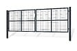 CASANOOV - Casanoov Portail battant grillagé 4 m H.140  cm RAZO + Portillon 1m RAZO H.140  cm Gris - vignette
