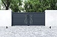 CASANOOV - Casanoov Portail battant 3 m LIFE H.120 aluminium gris - vignette