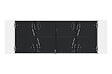 CASANOOV - Casanoov Portail battant acier 3,5 m NALI VELETA H.140  cm noir + Portillon H.140  cm noir - vignette