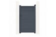 CASANOOV - Casanoov Portail battant 4 m CARPATIA H.180  cm + Portillon 1m CARPATIA H.180  cm aluminium gris - vignette