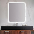 PLANETE BAIN - Miroir Salle de Bain - 60x80 cm - Rectangulaire - avec Éclairage Led - ORGANIC - vignette