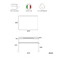 KIAMAMI VALENTINA - Meuble De Salle De Bains Suspendu De 80 Cm Blanc Effect Bois | Sole - vignette
