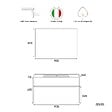 KIAMAMI VALENTINA - Armoire De Salle De Bains Suspendue 90Cm Lavabo Blanc Et Miroir | Sole - vignette