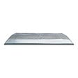 STARKEDACH - Auvent à cadre en aluminium STARKEDACH L-160 courbé 160x100 cm, cadre Gris clair RAL 7035, revêtement polycarbonate 6 mm transparent - vignette