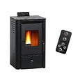 SANNOVER - Poêle à granulés étanche Anita 9,4 kW Noir Sannover - vignette