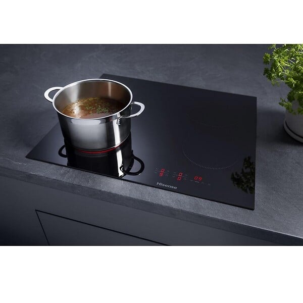 HISENSE - Table De Cuisson Vitrocéramique 60cm 4 Feux 6000w Noir - E6431CB - large