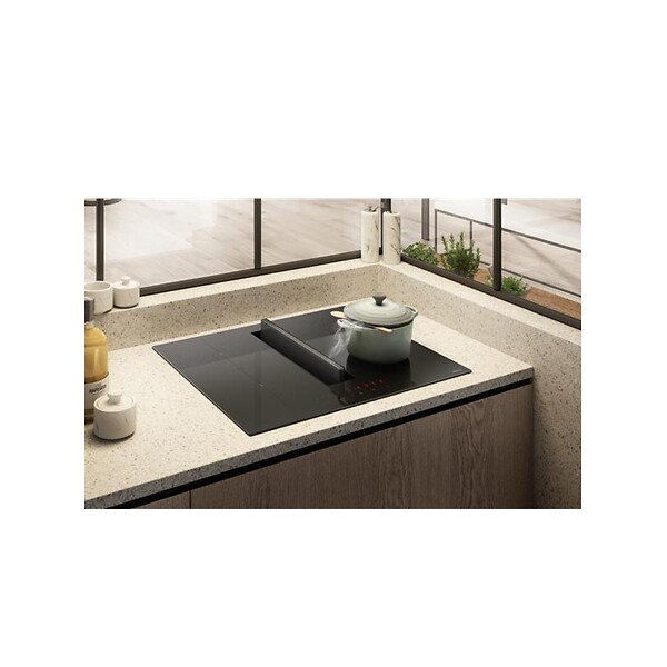 ELICA - Table De Cuisson Aspirante Induction 72cm 4 Feux 7400w Noir - PRF0210741 - large