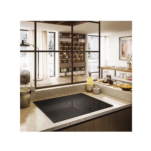 ELICA - Table De Cuisson Aspirante Induction 72cm 4 Feux 7400w Noir - PRF0210741 - large