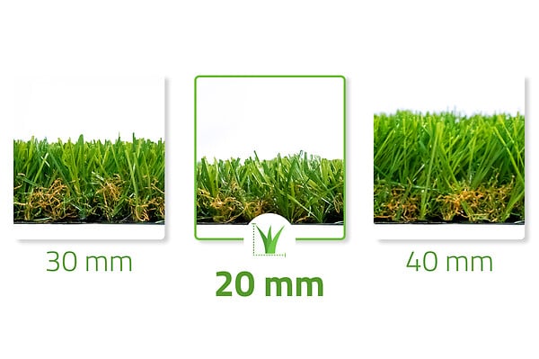 CASANOOV - Casanoov Gazon synthétique PELMO 1m x 15 m - 20mm - large