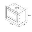 SANNOVER - Insert à Bois Idelya 13,5 kW Bûche 54 cm Sannover - vignette