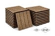CASANOOV - Casanoov Lot de 30 dalles clipsables terrasse en composite JURA teck 30x30 cm - vignette
