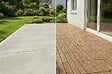 CASANOOV - Casanoov Lot de 30 dalles clipsables terrasse en composite JURA teck 30x30 cm - vignette