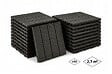 CASANOOV - Casanoov Lot de 30 dalles clipsables terrasse en composite SERRA gris rainuré 30x30 cm - vignette