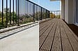 CASANOOV - Casanoov Lot de 30 dalles clipsables terrasse en composite SERRA marron rainuré 30x30 cm - vignette