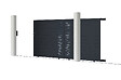 CASANOOV - Casanoov Portail coulissant 3 m ARLBERG H.180  cm aluminium gris - vignette