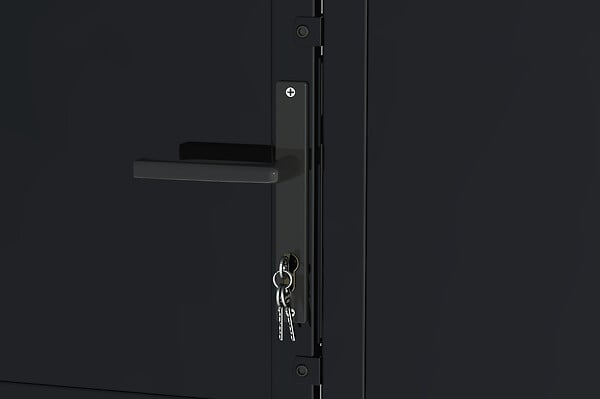 CASANOOV - Casanoov Portail battant acier L.3 m NALI H.120  cm noir mat - large