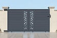 CASANOOV - Casanoov Portail coulissant 3 m SUNNY H.160  cm aluminium gris - vignette