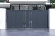 CASANOOV - Casanoov Portail coulissant 4 m GIONA H.180 aluminium gris - vignette