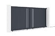 CASANOOV - Casanoov Portail coulissant 4 m GIONA H.180 aluminium gris - vignette