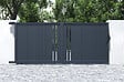 CASANOOV - Casanoov Portail coulissant 4 m GIONA H.180 aluminium gris - vignette