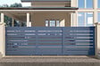CASANOOV - Casanoov Portail coulissant 5 m VOGEL H160  cm alu + 2 poteaux gris + moteur TANKER C600 - vignette