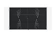 CASANOOV - Casanoov Portail battant acier L.3 m NALI VELETA H.180  cm noir mat - vignette
