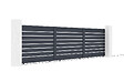 CASANOOV - Casanoov Portail coulissant 6 m vogel H.160  cm aluminium gris + Portillon Vogel H.160 gris - vignette
