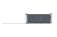 CASANOOV - Casanoov Portail coulissant 4 m LIFE H.160  cm aluminium gris - vignette