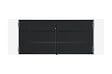 CASANOOV - Casanoov Portail battant acier L.3 m NALI H.140  cm noir mat - vignette