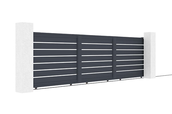 CASANOOV - Casanoov Portail coulissant 5 m VOGEL H.140  cm aluminium - large