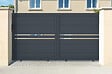 CASANOOV - Casanoov Portail coulissant 3 m CIMONE H.160 aluminium gris - vignette
