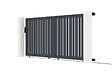 CASANOOV - Casanoov Portail coulissant 4 m VEYMONT H.160  cm aluminium gris - vignette