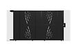 CASANOOV - Casanoov Portail acier coulissant 3 m NALI VELETA H.180  cm noir - vignette
