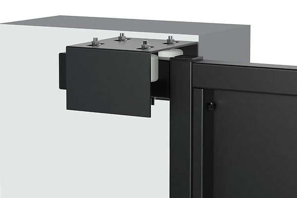 CASANOOV - Casanoov Portail acier coulissant 3 m NALI VELETA H.180  cm noir - large