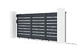 CASANOOV - Casanoov Portail coulissant 5x1,6 m VOGEL aluminium Gris - vignette