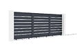 CASANOOV - Casanoov Portail coulissant 4,5 m VOGEL H.160  cm aluminium gris - vignette