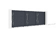CASANOOV - Casanoov Portail coulissant 5 m LIFE H.160 aluminium gris - vignette