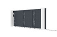 CASANOOV - Casanoov Portail coulissant 5 m LIFE H.160 aluminium gris - vignette